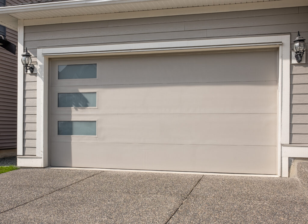 garage door after repair in Plano Texas