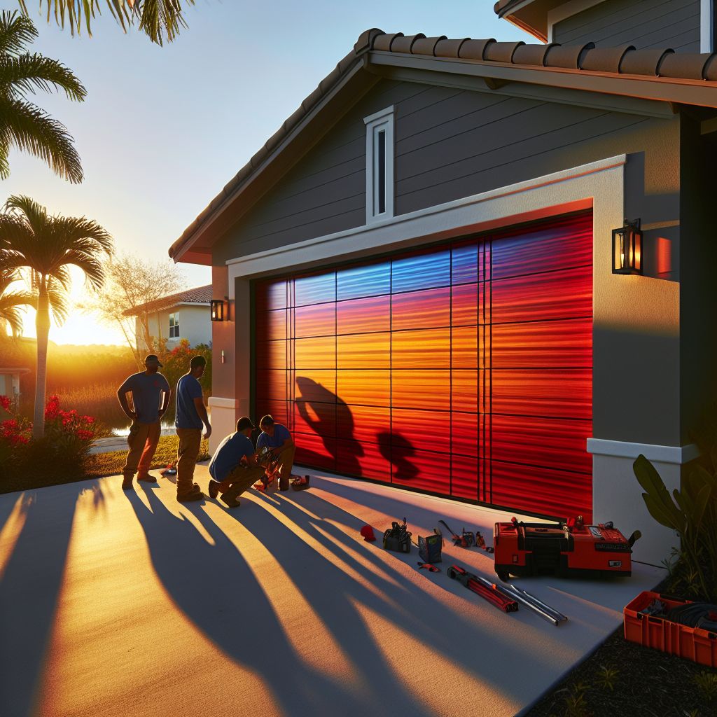 garage door repaired in town 'n' country florida