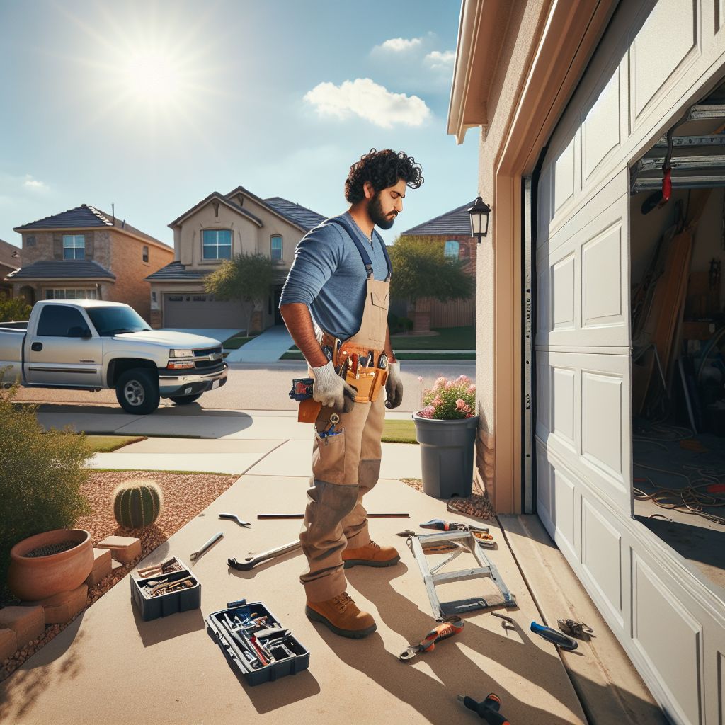 maw repairing garage door in Texas